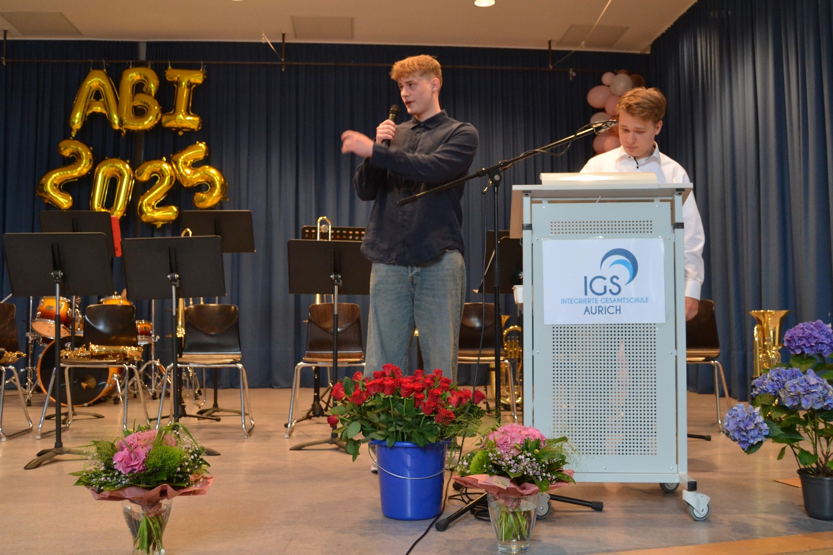 Moderation ABI 25 Leo und Lukas